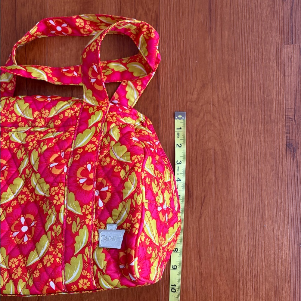 Caboodles Red and Green Floral Tote Bag - Picture 8 of 12
